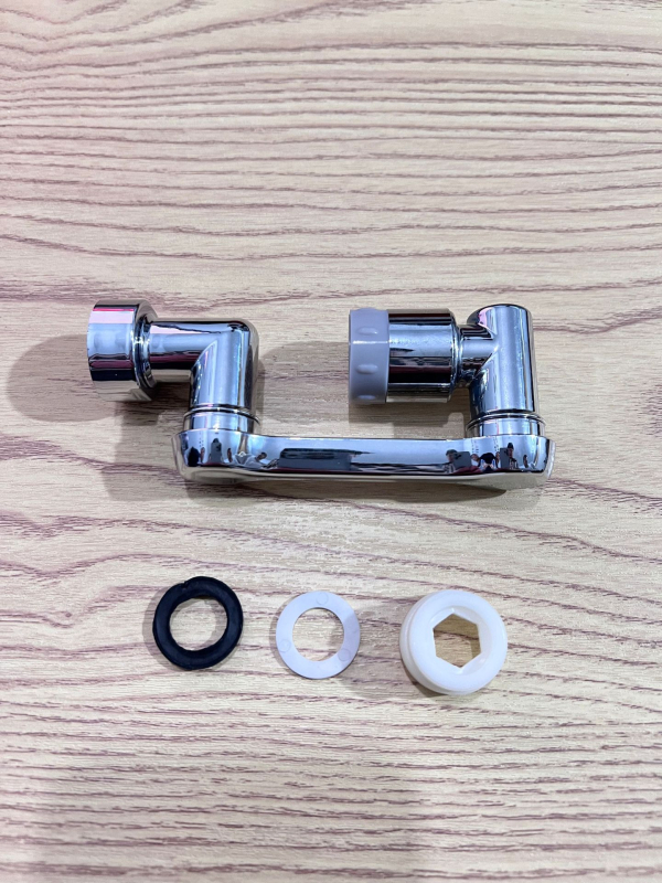 Kranų pratęsimas su mechanine ranka, 1080° sukimasis, lydinio konstrukcija, lengvas prabangos stilius, universali purškimo galva