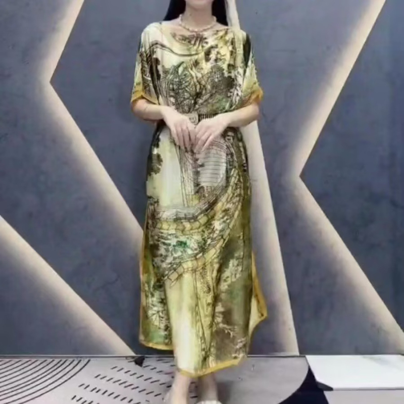 Șal cu model contrastant și imprimeu, Stil casual, Poliester, 80–90% material principal, Lungime medie