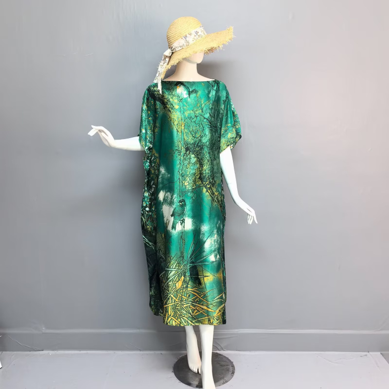 Șal cu model contrastant și imprimeu, Stil casual, Poliester, 80–90% material principal, Lungime medie