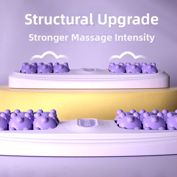 Масажор за крак с четири реда ролки и магнитни топчета, пластмасово тяло, тегло 460 g, подходящ за фитнес и здравословен масаж