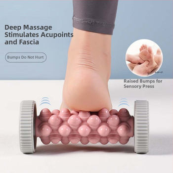 Ρολό μασάζ ποδιών για ανακούφιση της πελματιαίας περιτονίας και θεραπεία σημείων βελονισμού | ABS Υλικό, εξοπλισμός γιόγκα, ιμάντας διάτασης/σκοινί γιόγκα, εξοπλισμός γυμναστικής