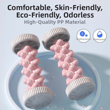 Ρολό μασάζ ποδιών για ανακούφιση της πελματιαίας περιτονίας και θεραπεία σημείων βελονισμού | ABS Υλικό, εξοπλισμός γιόγκα, ιμάντας διάτασης/σκοινί γιόγκα, εξοπλισμός γυμναστικής