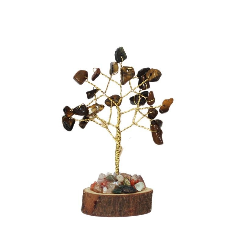 Muniro Кристално Дърво на Живота и Дърво на Богатството – комплект за офис и дом, модерен минимализъм, кристал, картонена опаковка