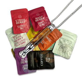 Κολιέ από τιτάνιο ατσάλι, αλυσίδα με σφαίρες, βάρος 25 γρ., γεωμετρικό κρεμαστό με κείμενο