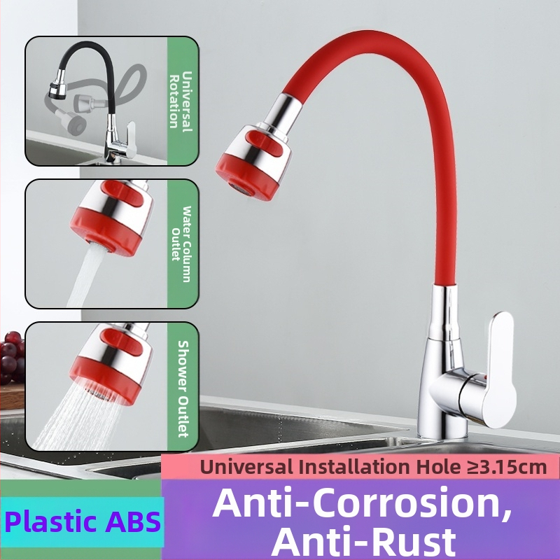 Virtuvės čiaupas, modelis 890, plastiko korpusas, keramikinis vožtuvas, vieno jungties, CE sertifikatas