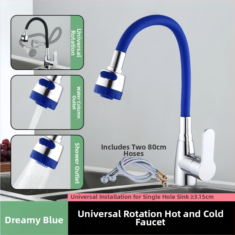 Virtuvės čiaupas, modelis 890, plastiko korpusas, keramikinis vožtuvas, vieno jungties, CE sertifikatas