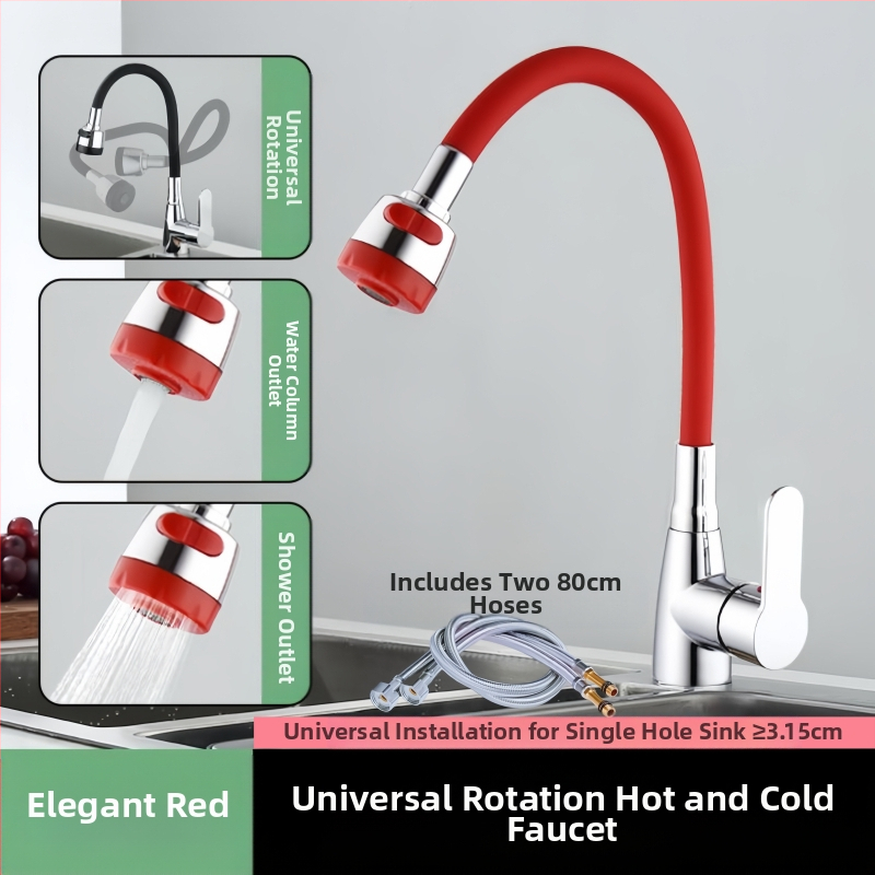 Virtuvės čiaupas, modelis 890, plastiko korpusas, keramikinis vožtuvas, vieno jungties, CE sertifikatas