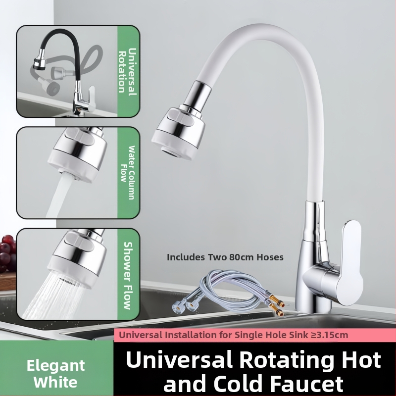 Virtuvės čiaupas, modelis 890, plastiko korpusas, keramikinis vožtuvas, vieno jungties, CE sertifikatas