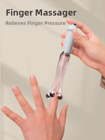 Ролков масажор за пръсти с магнитни топчета, клип-вид масажор за ставите на пръстите, тегло 62 г, печатано лого, възможност за персонализиране.