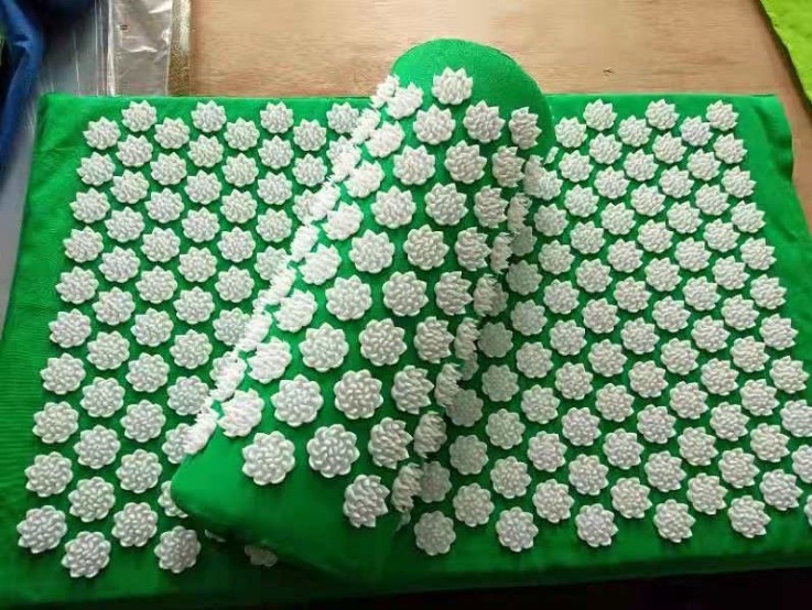 Akupunktúrás masszázs matrac — Anyag: ABS + pamut + szivacs; alkalmas munka cipőkhöz; minden évszakban használható