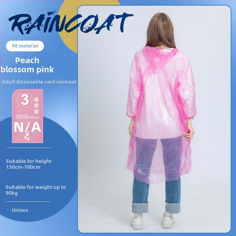 Poncho de ploaie din PVC, subțire, cu adeziv PU pentru etanșare, pentru bicicletă și exterior, imprimare logo disponibil