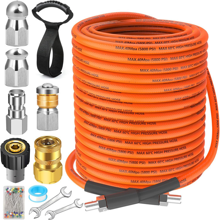 Aukšto slėgio plovimo drenažo žarnos rinkinys, PVC, 1,5 kg, prekės ženklas Other