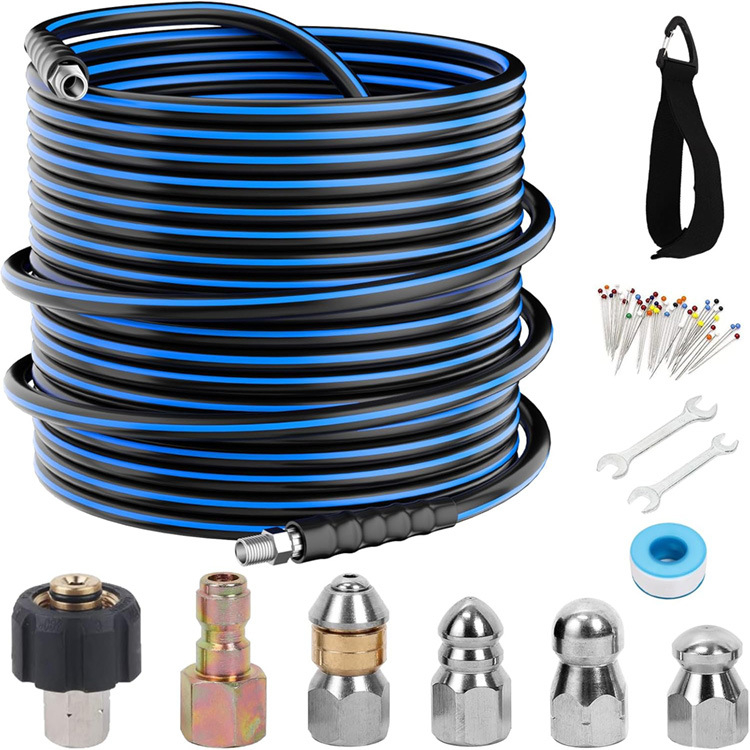 Aukšto slėgio plovimo drenažo žarnos rinkinys, PVC, 1,5 kg, prekės ženklas Other