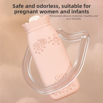 Saulėgrąžų dizaino silikono karšto vandens buteliukas, nešiojamas rankų šildytuvas, pripildytas vandeniu, žiemai aksesuaras, mikrobangų šildymas