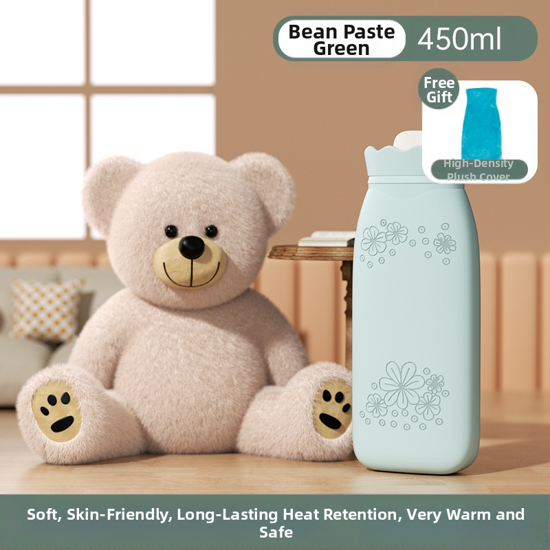 Saulėgrąžų dizaino silikono karšto vandens buteliukas, nešiojamas rankų šildytuvas, pripildytas vandeniu, žiemai aksesuaras, mikrobangų šildymas