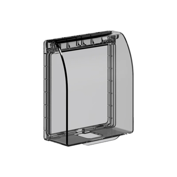 86 tipo jungiklio ir kištuko vandeniui atsparus dangtelis vonios kambariui, skaidrus, lipnus montavimas