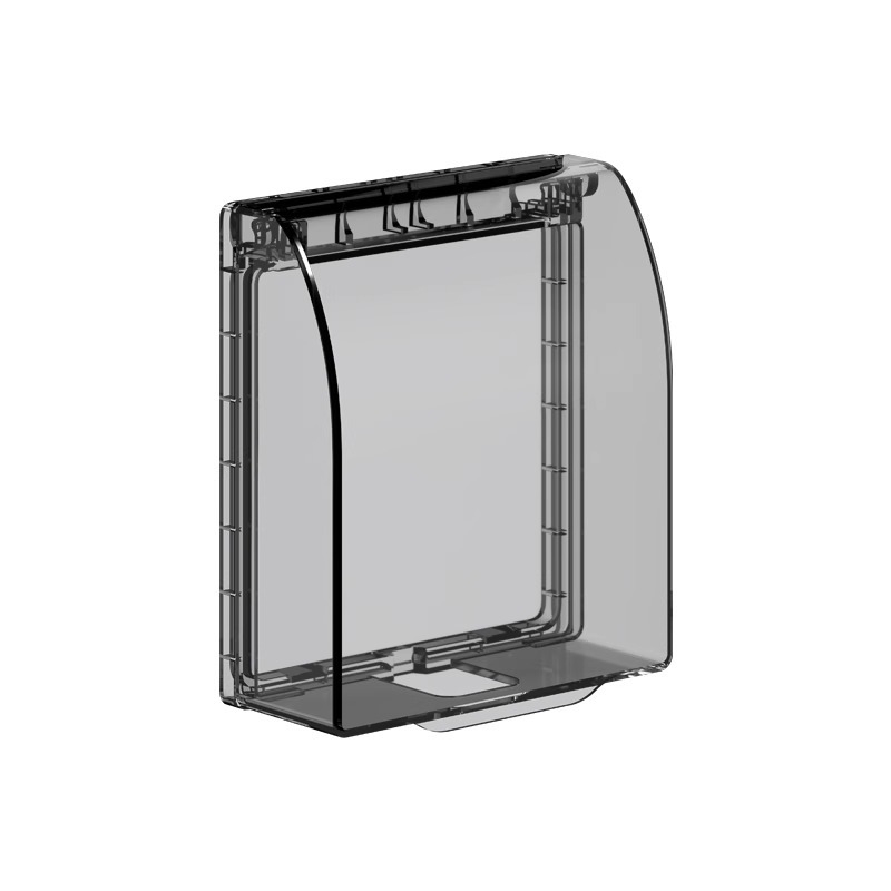 86 tipo jungiklio ir kištuko vandeniui atsparus dangtelis vonios kambariui, skaidrus, lipnus montavimas