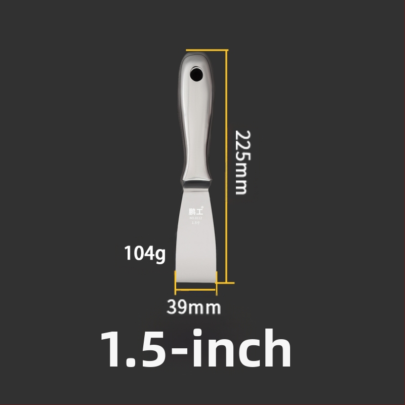 Плосък нож за шпакловка – неръждаема стомана, хранително качество, за почистване на прах и кал от лезвия; Peng Gong