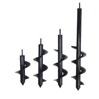 Χειροκίνητη ηλεκτρική κεφαλή τρυπανιού για διάτρηση εδάφους με σπειροειδή ράβδο — χαλάρωση εδάφους, φύτευση δενδρυλλίων, διάτρηση οπών και σκάψιμο λακκούβας σε θερμοκήπιο