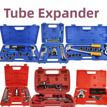 Vario vamzdžių flanšavimo įrankis, 10 dalių rinkinys, modelis CT-2029, septynių skylučių flanšavimo freza