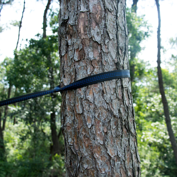 Hamakų diržai - reguliuojami, greitas montavimas, aukštos tvirtumo poliesteris, įtrauktos 2 sagtelės, nešiojami