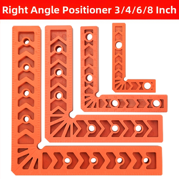 90° прав ъгъл линейка за каменни плочи, L-образен пластмасов позициониращ локатор и усилен държач