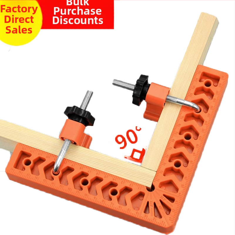 90° прав ъгъл линейка за каменни плочи, L-образен пластмасов позициониращ локатор и усилен държач