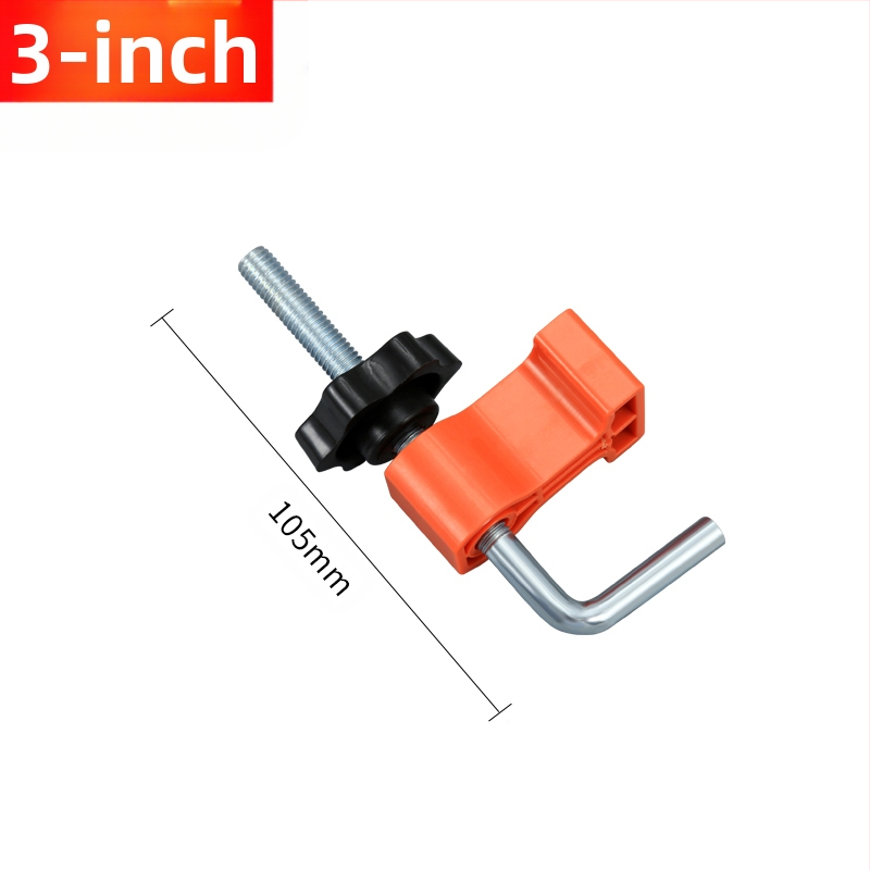 90° прав ъгъл линейка за каменни плочи, L-образен пластмасов позициониращ локатор и усилен държач