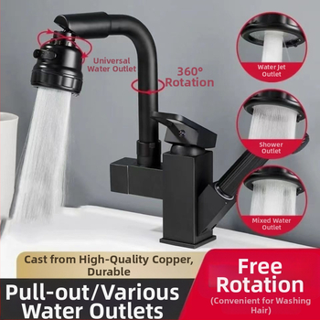 Virtuvės maišytuvas su ištraukiamu antgaliu karštam ir šaltam vandeniui, iš nerūdijančio plieno, keramikinis vožtuvas, montuojamas ant paviršiaus, 35 mm sėdėjimo skersmuo