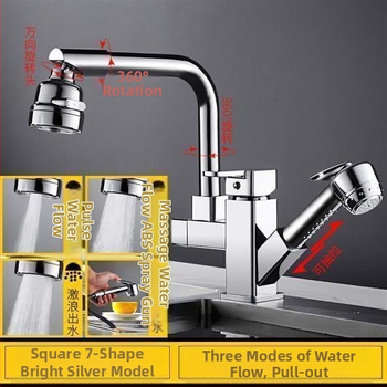 Virtuvės maišytuvas su ištraukiamu antgaliu karštam ir šaltam vandeniui, iš nerūdijančio plieno, keramikinis vožtuvas, montuojamas ant paviršiaus, 35 mm sėdėjimo skersmuo