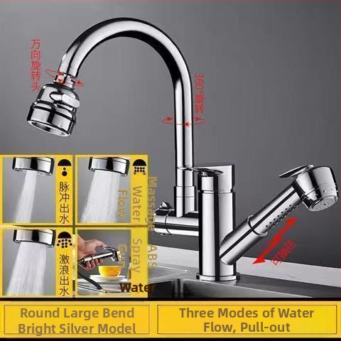 Virtuvės maišytuvas su ištraukiamu antgaliu karštam ir šaltam vandeniui, iš nerūdijančio plieno, keramikinis vožtuvas, montuojamas ant paviršiaus, 35 mm sėdėjimo skersmuo