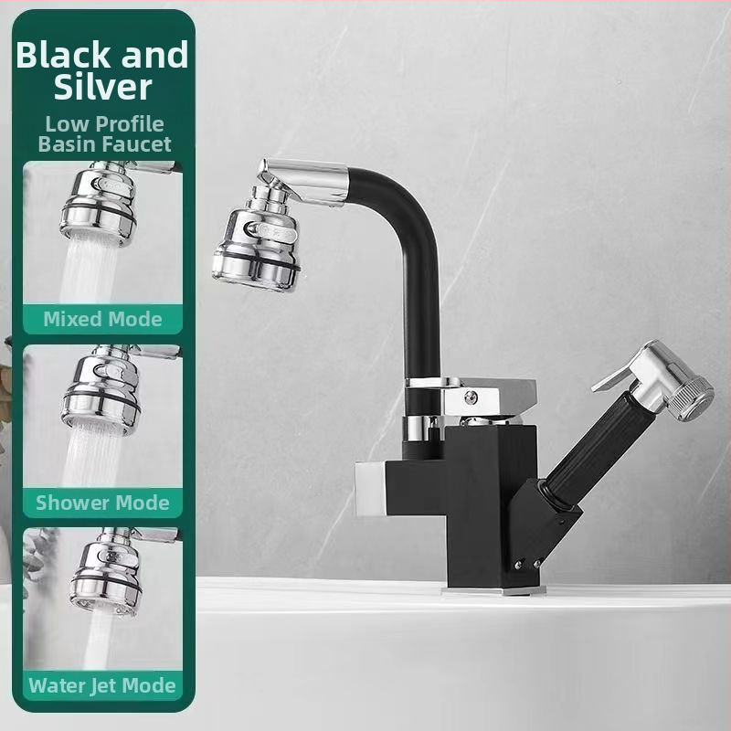 Virtuvės maišytuvas su ištraukiamu antgaliu karštam ir šaltam vandeniui, iš nerūdijančio plieno, keramikinis vožtuvas, montuojamas ant paviršiaus, 35 mm sėdėjimo skersmuo