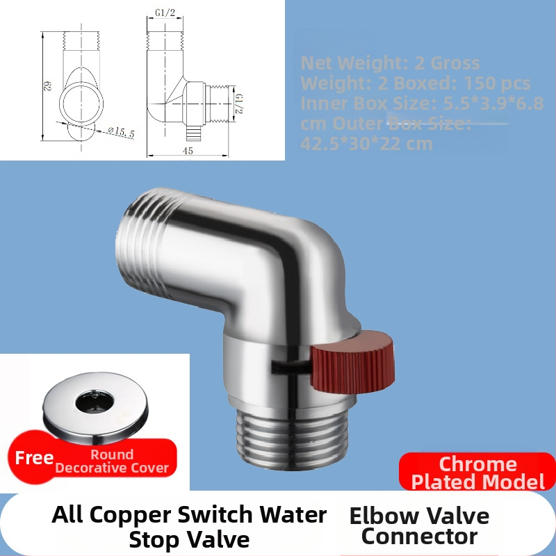 JF360 Mesing ravni i kutni ventil za WC sprej — navoj, Ø20 mm, 1,6 MPa
