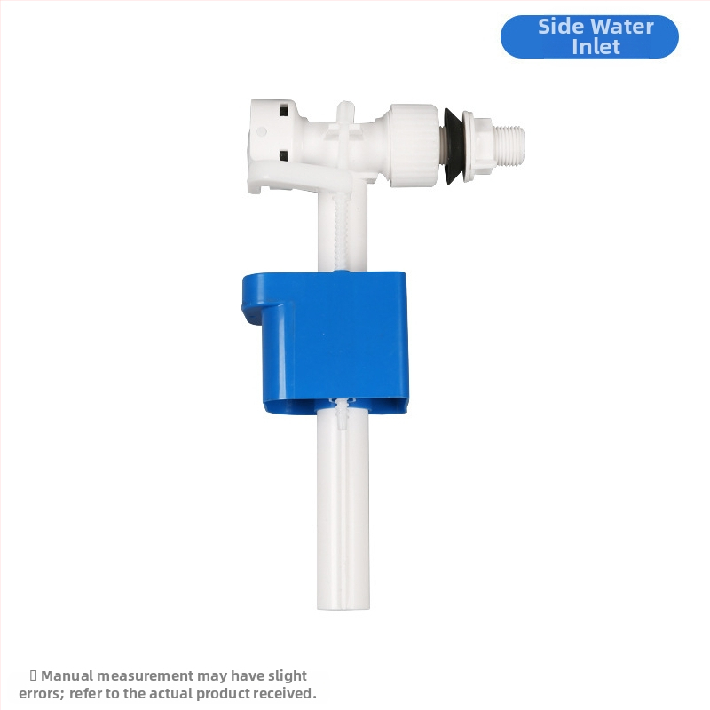 Разделен входен воден клапан за тоалетна касета – PP материал, режим на работа: предно издърпване и горно натискане, санитарна част