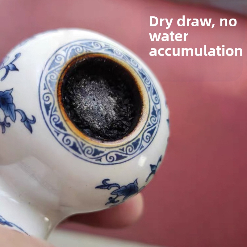 Woody keraminė pypkė su akriline burna – pradedantiesiems tinkama; kilmė Zhejiang, Kinija; logotipo spausdinimas įmanomas; puiki dovana.