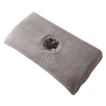 Grožio salono rankšluosčių komplektas su skylute masažo stalui ir veido pagalvėlei, Coral fleece 150D, aukštas/žemas pluoštas, logotipo pritaikymas