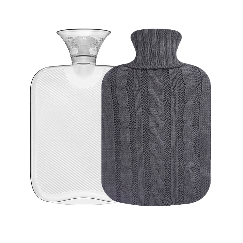 Jiuheng meleg víz töltőzsák — nagy sűrűségű PVC, 0,25 kg, meleg és hideg funkció, dobozban 60 db