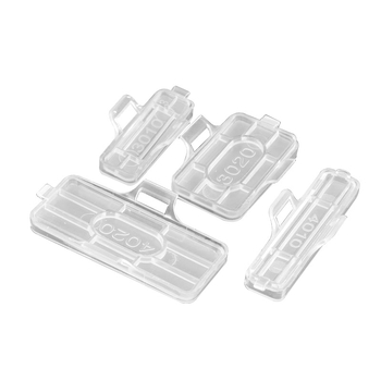 Vamzdžių ir kabelių žymėjimo plokštelė, atspari vandeniui skaidriam ženklinimo rėmeliui, PP medžiaga, tinkama vidaus ir lauko naudojimui, suderinama su spausdinimo modeliais 3010/3020/4010/4020