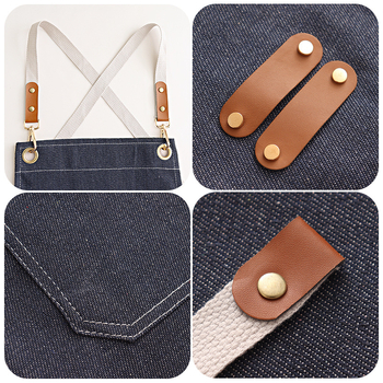 Ποδιά κουζίνας χωρίς μανίκια, ιαπωνικού στυλ, καμβάς, κατά της μόλυνσης