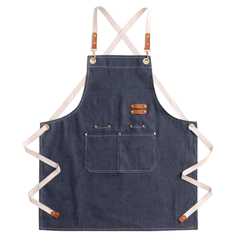 Ποδιά κουζίνας χωρίς μανίκια, ιαπωνικού στυλ, καμβάς, κατά της μόλυνσης