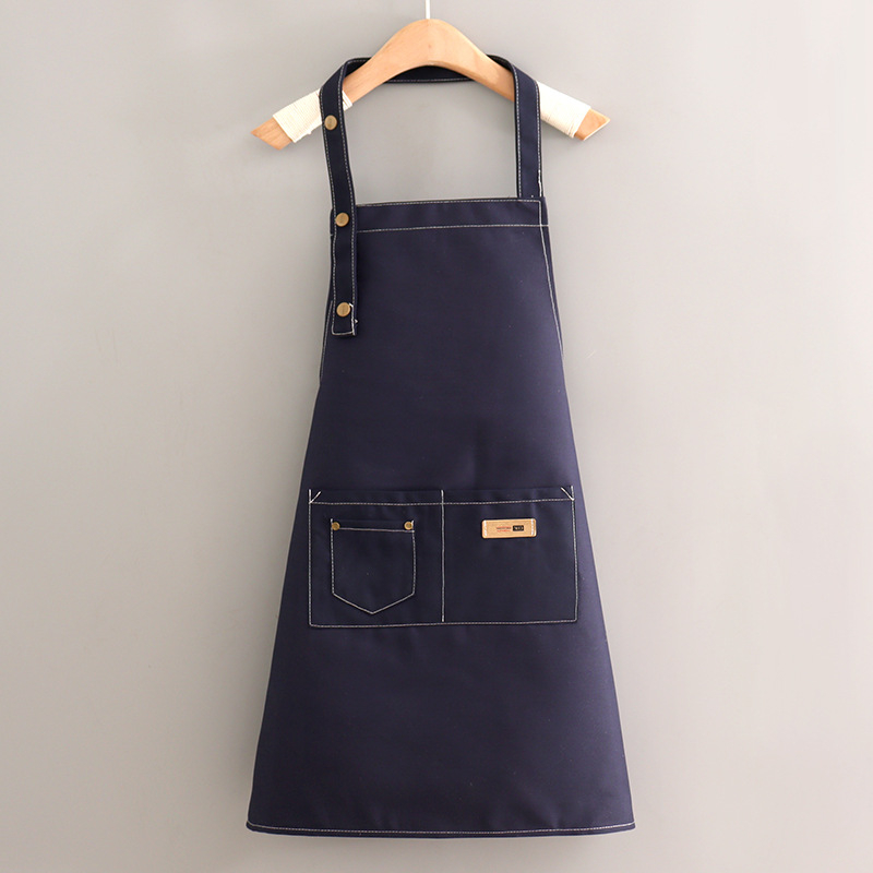 Ποδιά κουζίνας χωρίς μανίκια, ιαπωνικού στυλ, καμβάς, κατά της μόλυνσης