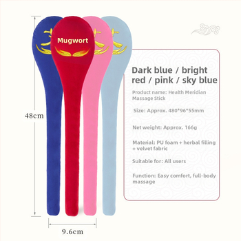 Пръчка за потупване по меридиани с пелин, Традиционна китайска медицина, Осем меридиана, Пластмасова конструкция, Модел Pat Pat