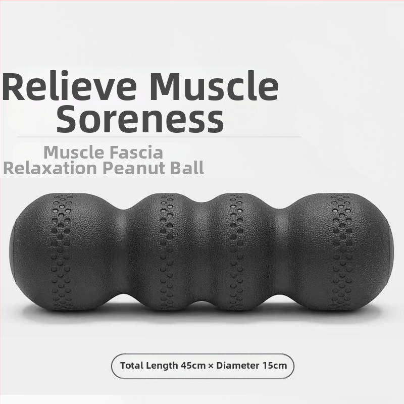 Солиден пенопластов ролер със сфера във формата на фъстък за релаксация на мускулите и fascia (Материал: Друго; Марка: Друга)