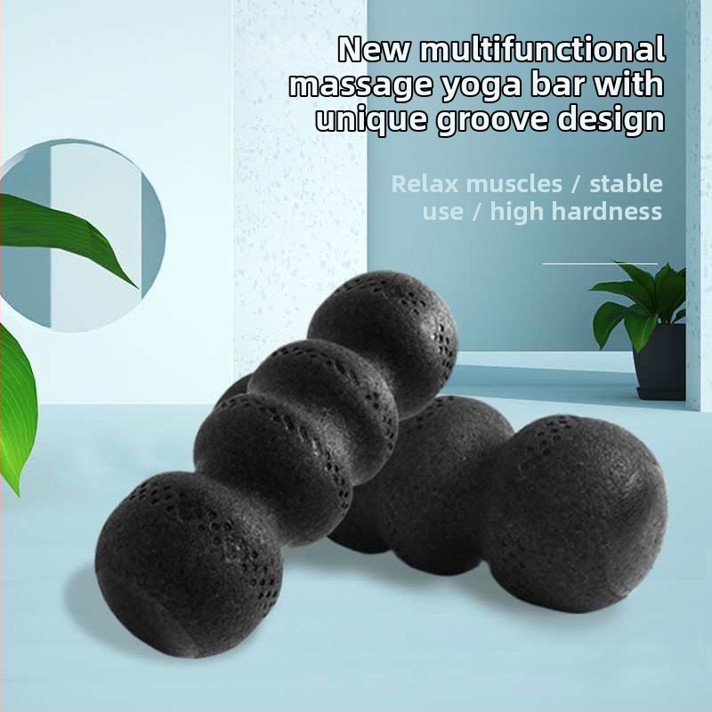 Солиден пенопластов ролер със сфера във формата на фъстък за релаксация на мускулите и fascia (Материал: Друго; Марка: Друга)