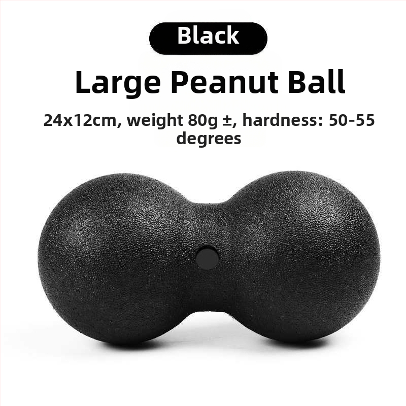 Солиден пенопластов ролер със сфера във формата на фъстък за релаксация на мускулите и fascia (Материал: Друго; Марка: Друга)