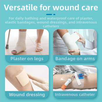 UUBOS Μετεγχειρητική αδιάβροχη μανσέτα για πόδι (μοντέλο uubos3) – PVC/PP/σιλικόνη, για πόδια