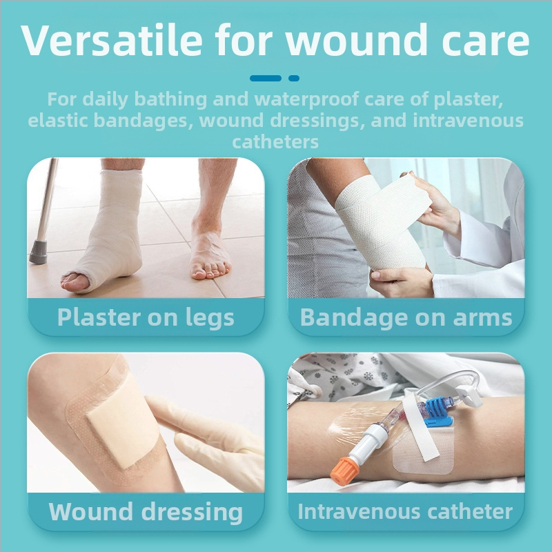 UUBOS Постоперационен водоустойчив маншет за крак (модел uubos3) – PVC/PP/Силикон, за крак