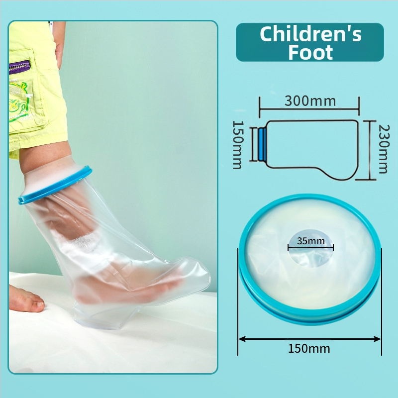 UUBOS Постоперационен водоустойчив маншет за крак (модел uubos3) – PVC/PP/Силикон, за крак