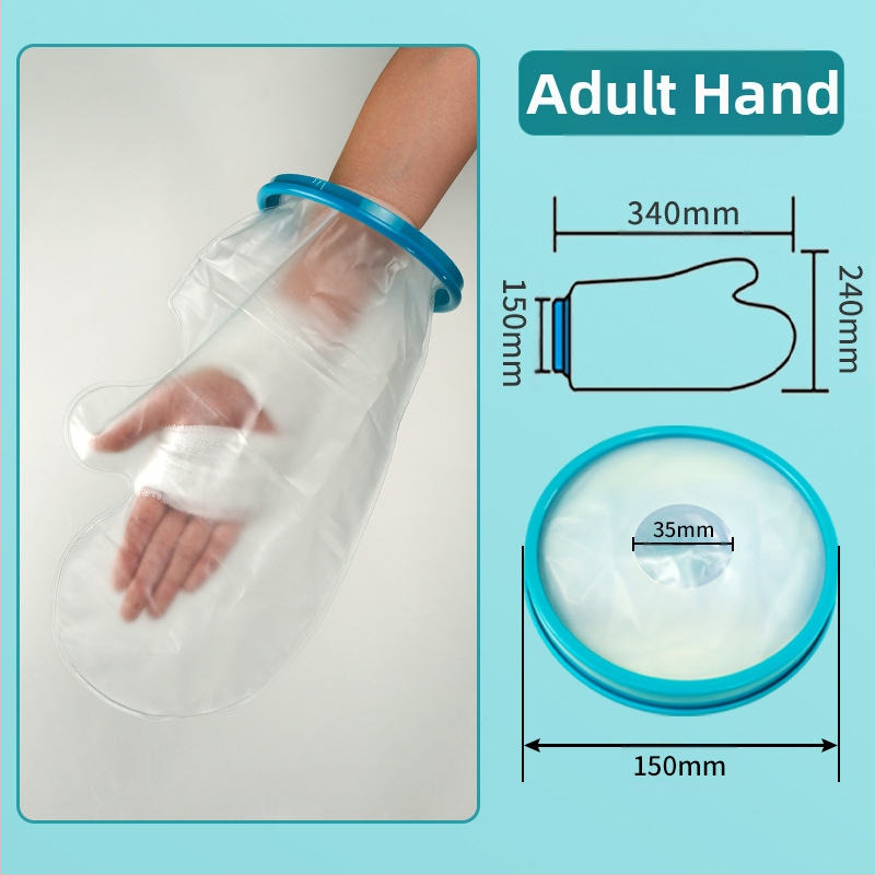 UUBOS Постоперационен водоустойчив маншет за крак (модел uubos3) – PVC/PP/Силикон, за крак