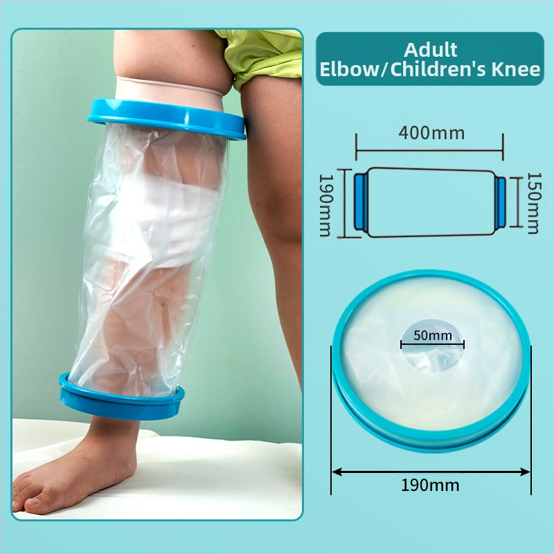 UUBOS Постоперационен водоустойчив маншет за крак (модел uubos3) – PVC/PP/Силикон, за крак